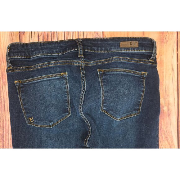Kut From The Kloth Baby Bootcut Jeans 8S Dark Wash 30 x 31 - Picture 9 of 11